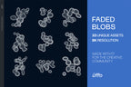 Faded Blobs - 8K Poster Graphic Elements